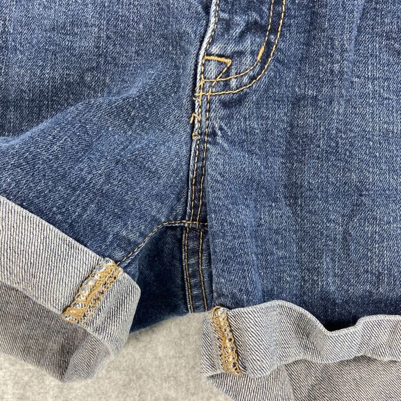 BDG Shortie Denim Jean Shorts Cuffed‎ 5 Pocket Blue Womens Size 26 - Picture 2 of 7